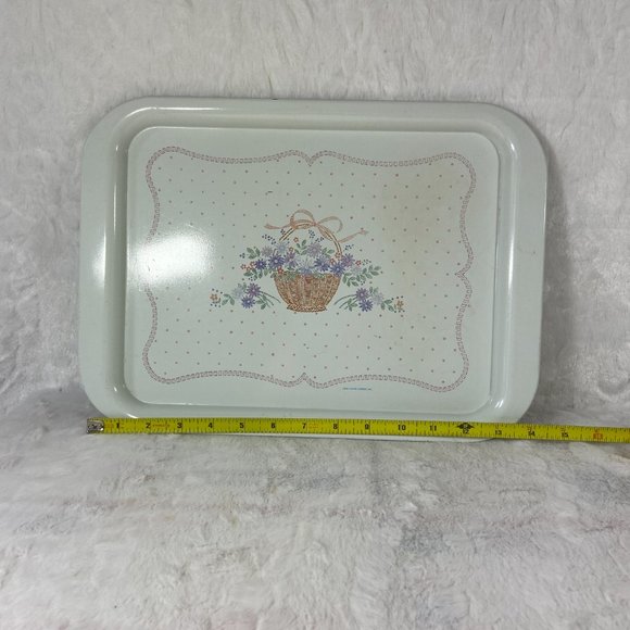 Vintage Hallmark Card  Metal Serving TV Dinner Lap Tray - Picture 9 of 9